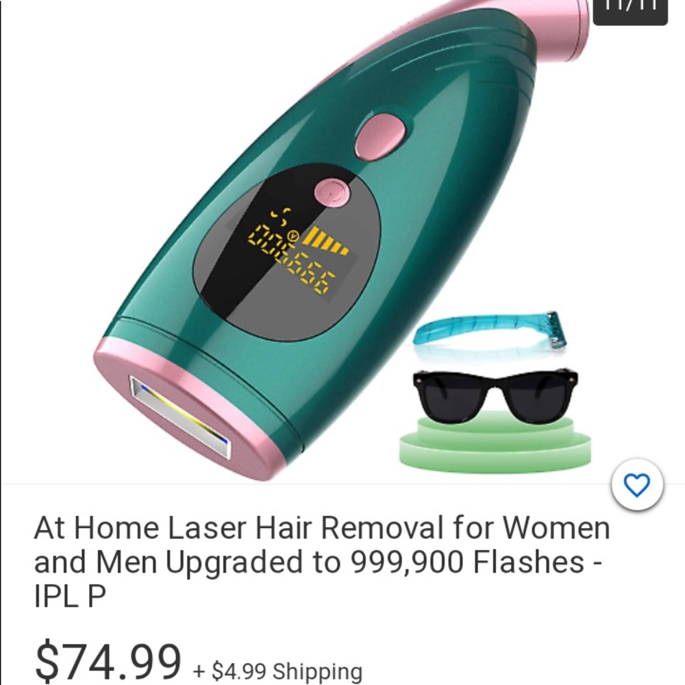 COPY - At home Laser hair removal kit